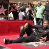 Usher inaugure son étoile sur le Walk of Fame à Hollywood, le 7 septembre 2016.