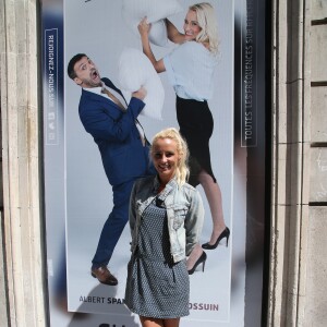 Exclusif - Élodie Gossuin-Lacherie arrive à la conférence de rentrée de la radio d'Europe 1 à Paris le 22 août 2016. © Marc Ausset-Lacroix / Bestimage