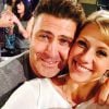 Jodie Sweetin et son fiancé, posent sur Instagram. Septembre 2016.