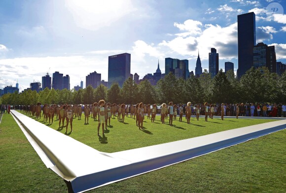 Défilé "Yeezy season 4" de Kanye West au Franklin D. Roosevelt Four Freedoms Park à New York le 7 septembre 2016.