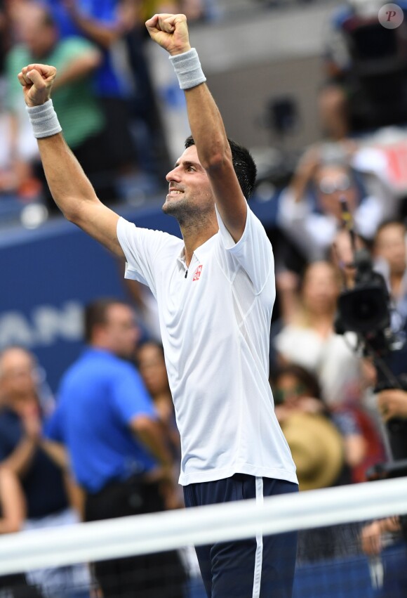 Novak Djokovic a dominé Gaël Monfils en demi-finale de l'US Open le 9 septembre 2016. © Abacapress / Louis Lanzano
