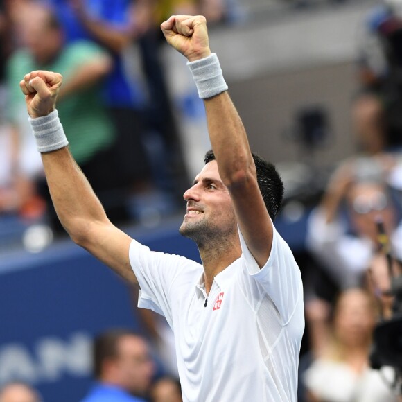 Novak Djokovic a dominé Gaël Monfils en demi-finale de l'US Open le 9 septembre 2016. © Abacapress / Louis Lanzano