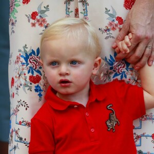 Le prince héréditaire Jacques de Monaco participait avec ses parents le prince Albert et la princesse Charlene de Monaco au traditionnel pique-nique (Cavagnëtu) de rentrée organisé le 10 septembre 2016 pour les Monégasques dans le parc Princesse Antoinette. Deux arbres ont été plantés et bénis en son honneur et celui de sa soeur la princesse Gabriella, absente. © Claudia Albuquerque / Bestimage