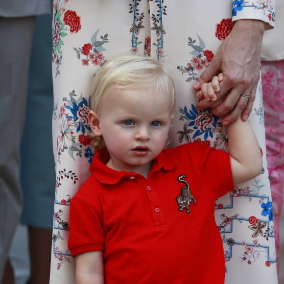 Le prince héréditaire Jacques de Monaco participait avec ses parents le prince Albert et la princesse Charlene de Monaco au traditionnel pique-nique (Cavagnëtu) de rentrée organisé le 10 septembre 2016 pour les Monégasques dans le parc Princesse Antoinette. Deux arbres ont été plantés et bénis en son honneur et celui de sa soeur la princesse Gabriella, absente. © Claudia Albuquerque / Bestimage