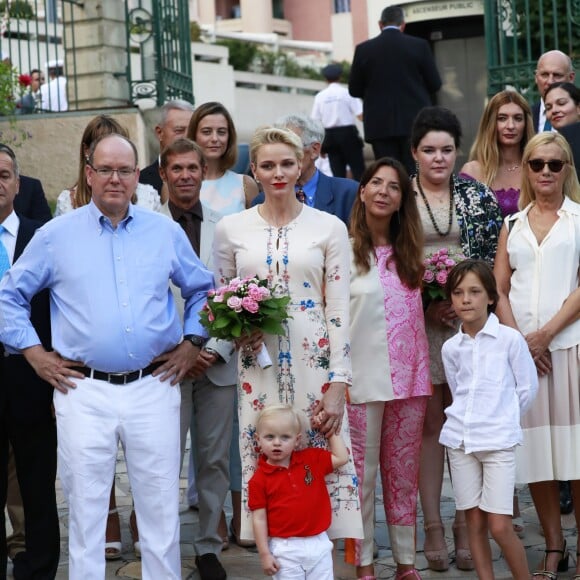 Le prince héréditaire Jacques de Monaco participait avec ses parents le prince Albert et la princesse Charlene de Monaco au traditionnel pique-nique (Cavagnëtu) de rentrée organisé le 10 septembre 2016 pour les Monégasques dans le parc Princesse Antoinette. Deux arbres ont été plantés et bénis en son honneur et celui de sa soeur la princesse Gabriella, absente. © Claudia Albuquerque / Bestimage