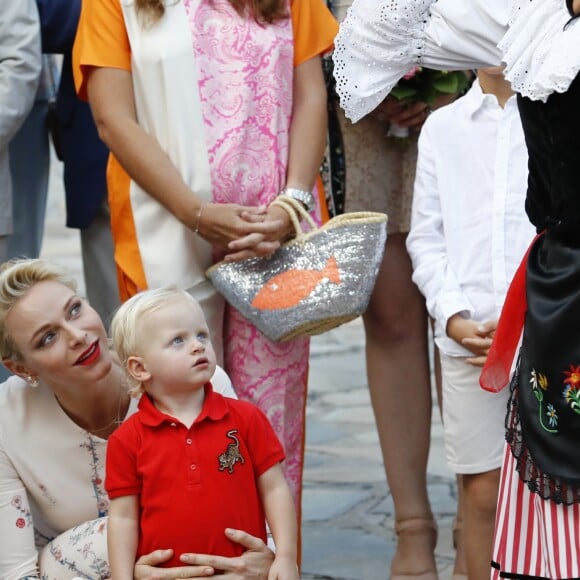 Le prince héréditaire Jacques de Monaco participait avec ses parents le prince Albert et la princesse Charlene de Monaco au traditionnel pique-nique (Cavagnëtu) de rentrée organisé le 10 septembre 2016 pour les Monégasques dans le parc Princesse Antoinette. Deux arbres ont été plantés et bénis en son honneur et celui de sa soeur la princesse Gabriella, absente. © Claudia Albuquerque / Bestimage