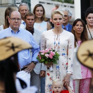 Le prince héréditaire Jacques de Monaco participait avec ses parents le prince Albert et la princesse Charlene de Monaco au traditionnel pique-nique (Cavagnëtu) de rentrée organisé le 10 septembre 2016 pour les Monégasques dans le parc Princesse Antoinette. Deux arbres ont été plantés et bénis en son honneur et celui de sa soeur la princesse Gabriella, absente. © Claudia Albuquerque / Bestimage