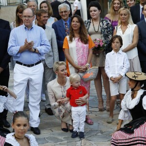 Le prince héréditaire Jacques de Monaco participait avec ses parents le prince Albert et la princesse Charlene de Monaco au traditionnel pique-nique (Cavagnëtu) de rentrée organisé le 10 septembre 2016 pour les Monégasques dans le parc Princesse Antoinette. Deux arbres ont été plantés et bénis en son honneur et celui de sa soeur la princesse Gabriella, absente. © Claudia Albuquerque / Bestimage