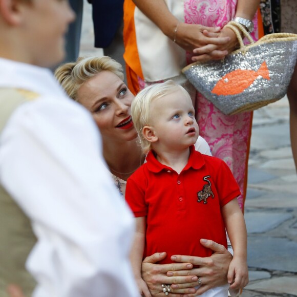 Le prince héréditaire Jacques de Monaco participait avec ses parents le prince Albert et la princesse Charlene de Monaco au traditionnel pique-nique (Cavagnëtu) de rentrée organisé le 10 septembre 2016 pour les Monégasques dans le parc Princesse Antoinette. Deux arbres ont été plantés et bénis en son honneur et celui de sa soeur la princesse Gabriella, absente. © Claudia Albuquerque / Bestimage