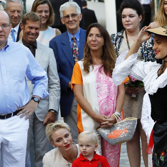 Le prince héréditaire Jacques de Monaco participait avec ses parents le prince Albert et la princesse Charlene de Monaco au traditionnel pique-nique (Cavagnëtu) de rentrée organisé le 10 septembre 2016 pour les Monégasques dans le parc Princesse Antoinette. Deux arbres ont été plantés et bénis en son honneur et celui de sa soeur la princesse Gabriella, absente. © Claudia Albuquerque / Bestimage