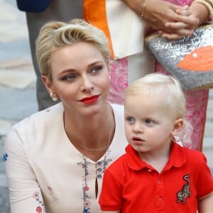 Le prince Albert II et la princesse Charlene de Monaco ont pris part avec leur fils le prince héréditaire Jacques de Monaco au traditionnel pique-nique (cavagnëtu) de rentrée organisé le 10 septembre 2016 pour les Monégasques dans le parc Princesse Antoinette. Deux arbres ont été plantés et bénis en son honneur et celui de sa soeur la princesse Gabriella, absente. © Olivier Huitel /Pool restreint Monaco / Bestimage