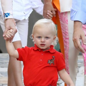 Le prince Albert II et la princesse Charlene de Monaco ont pris part avec leur fils le prince héréditaire Jacques de Monaco au traditionnel pique-nique (cavagnëtu) de rentrée organisé le 10 septembre 2016 pour les Monégasques dans le parc Princesse Antoinette. Deux arbres ont été plantés et bénis en son honneur et celui de sa soeur la princesse Gabriella, absente. © Olivier Huitel /Pool restreint Monaco / Bestimage