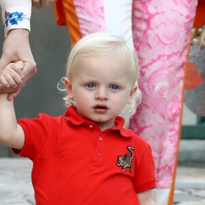 Le prince Albert II et la princesse Charlene de Monaco ont pris part avec leur fils le prince héréditaire Jacques de Monaco au traditionnel pique-nique (cavagnëtu) de rentrée organisé le 10 septembre 2016 pour les Monégasques dans le parc Princesse Antoinette. Deux arbres ont été plantés et bénis en son honneur et celui de sa soeur la princesse Gabriella, absente. © Olivier Huitel /Pool restreint Monaco / Bestimage