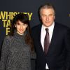 Alec Baldwin et sa femme Hilaria Thomas - Avant-première du film "Whiskey Tango Foxtrot" à New York, le 1er mars 2016.