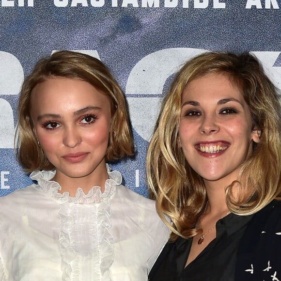 Lily-Rose Depp et Alysson Paradis - Avant-Première du film "Les Enragés" au cinéma UGC Les Halles à Paris le 28 septembre 2015.