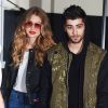 Gigi Hadid et son compagnon Zayn Malik se promènent à Soho. New York, le 14 juillet 2016. © CPA/Bestimage