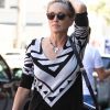Exclusive - Sharon Stone va déjeuner à Beverly Hills le 14 septembre 2016.