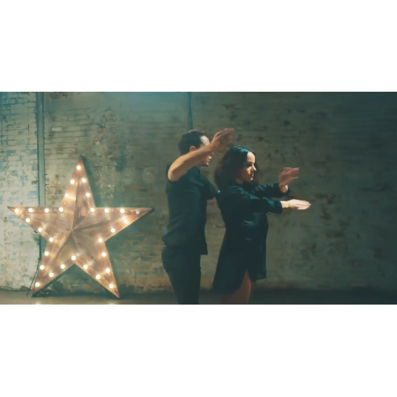 Alizée et Grégoire Lyonnet dansent sur "Christine" le 14 septembre 2016.