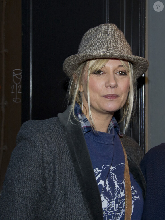 Flavie Flament à la galerie Hegoa à Paris, le 2 avril 2015.
