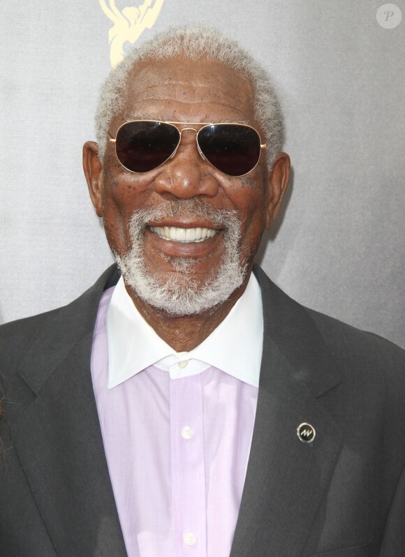 Morgan Freeman à la soirée Creative Arts Emmy Awards au théâtre The Microsoft à Los Angeles, le 11 septembre 2016