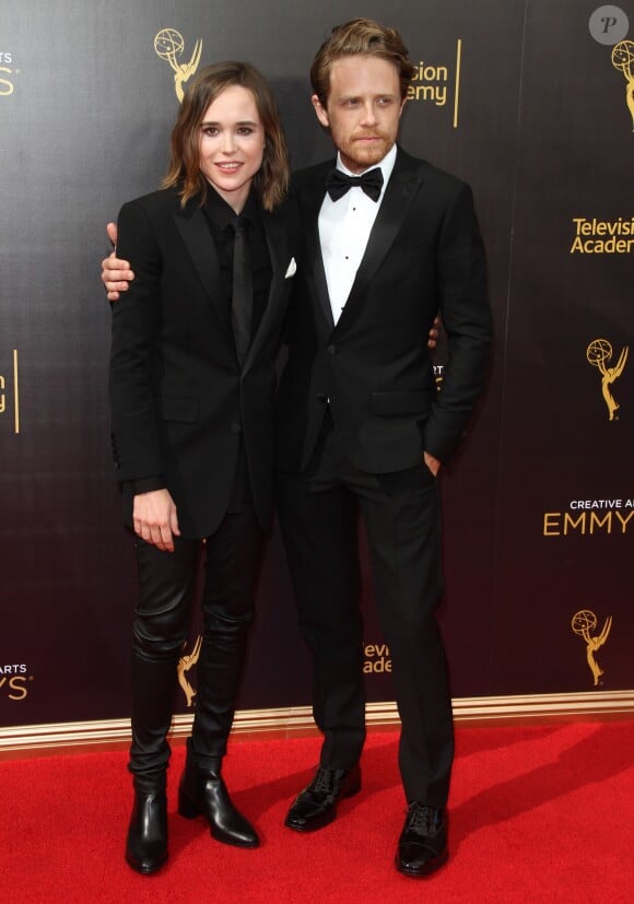 Ellen Page, Ian Daniel à la soirée Creative Arts Emmy Awards au théâtre The Microsoft à Los Angeles, le 11 septembre 2016