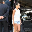 Kourtney Kardashian sort de son hôtel à Miami Le 17 septembre 2017