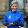 La comtesse Sophie de Wessex au départ le 19 septembre 2016 de son périple à vélo, le "DofE Diamond Challenge", depuis le palais Holyroodhouse à Edimbourg jusqu'au palais de Buckingham, pour le 60e anniversaire du Duke of Edinburgh's Award Scheme.