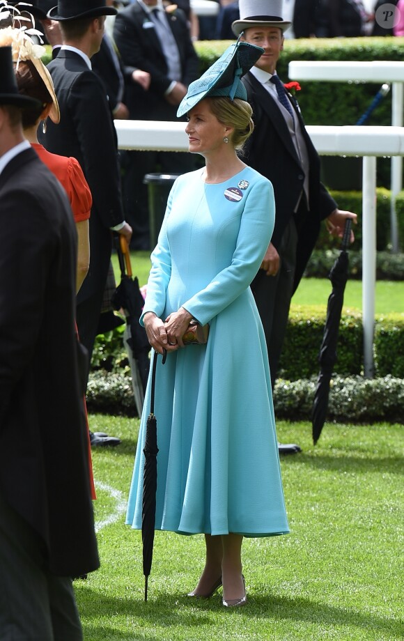 La comtesse Sophie de Wessex au Royal Ascot le 15 juin 2016