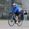 La comtesse Sophie de Wessex s'élance le 19 septembre 2016 dans son périple à vélo, le "DofE Diamond Challenge", depuis le palais Holyroodhouse à Edimbourg jusqu'au palais de Buckingham, pour le 60e anniversaire du Duke of Edinburgh's Award Scheme.