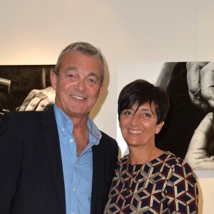 Laurence et Pierre Lemarchal (Parents de Grégory Lemarchal) - Vernissage de l'exposition de Nikos Aliagas "Mémoires de Mains" à la Galerie Guillaume à Paris, France, le 20 septembre 2016. Exposition au profit de l'association "Grégory Lemarchal". © Veeren/Bestimage