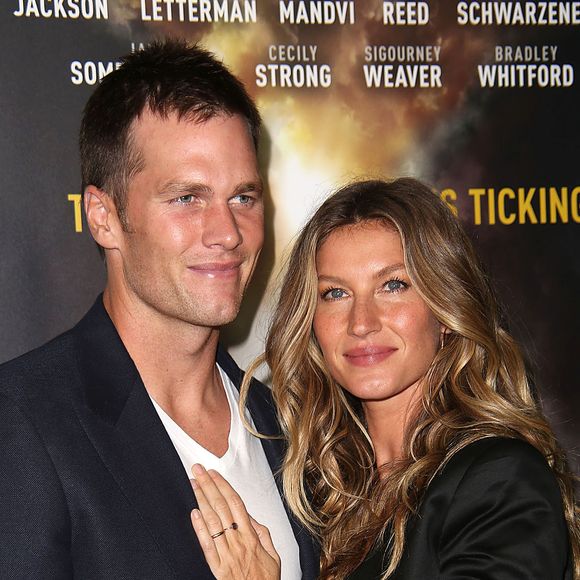Tom Brady et sa femme Gisele Bündchen à la première de ''Years of Living Dangerously'' au musée d'histoire naturel à New York, le 21 septembre 2016© Sonia Moskowitz/Globe Photos via Zuma/Bestimage