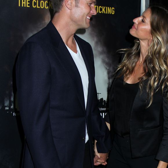 Tom Brady and Gisele Bundchen à la première de "National Geographic's Years of Living Dangerously - Saison 2" à New York, le 21 septembre 2016