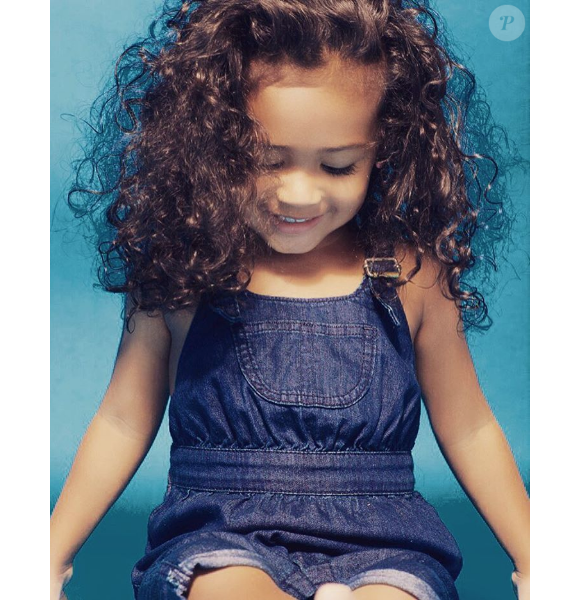 Photo de Royalty, fille de Chris Brown et Nia Guzman. Septembre 2016.