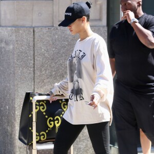 La chanteuse Rihanna à New York à l'occasion des MTV Video Music Awards 2016 au Madison Square Garden à New York le 28 août 2016.