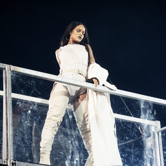 Rihanna en concert au Tele2 Arena à Stockholm. Le 4 juillet 2016