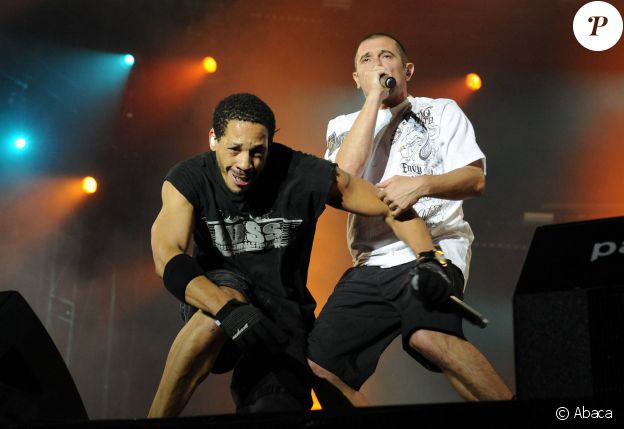 Joey Starr et Kool Shen - NTM au Paleo Festival à Nyon, le 20 juillet 2010.