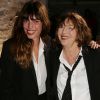Lou Doillon et Jane Birkin - Personnalités au défilé de mode "Saint Laurent ", collection prêt-à-porter printemps-été 2017 à Paris, le 27 septembre 2016.