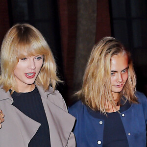 Taylor Swift et Cara Delevingne dans les rues de New York, le 27 septembre 2016