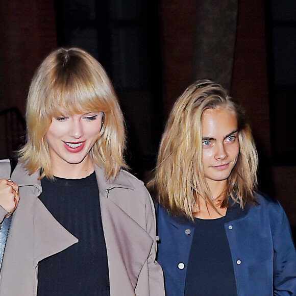 Taylor Swift et Cara Delevingne dans les rues de New York, le 27 septembre 2016