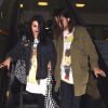 Frances Bean Cobain et son fiancé Isaiah Silva à l'aéroport de Los Angeles, le 25 janvier 2015