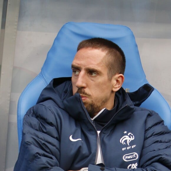 Franck Ribery - Match amical France/Norvège au stade de France à Saint-Denis le 27 mai 2014. La France remporte le match sur le score de 4 buts à 0 grâce à trois passes décisives de Mathieu Valbuena.  Friendly game 2014 football match between France and Norway on May 27, 2014 at Stade de France stadium in Saint Denis, France.27/05/2014 - Paris