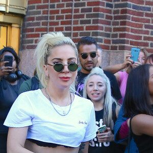 Lady Gaga à la sortie de son hôtel à New York le 12 septembre 2016.