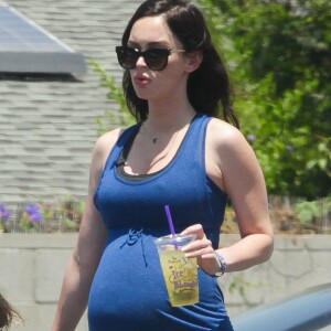 Megan Fox enceinte à Los Angeles le 1er juillet 2016.