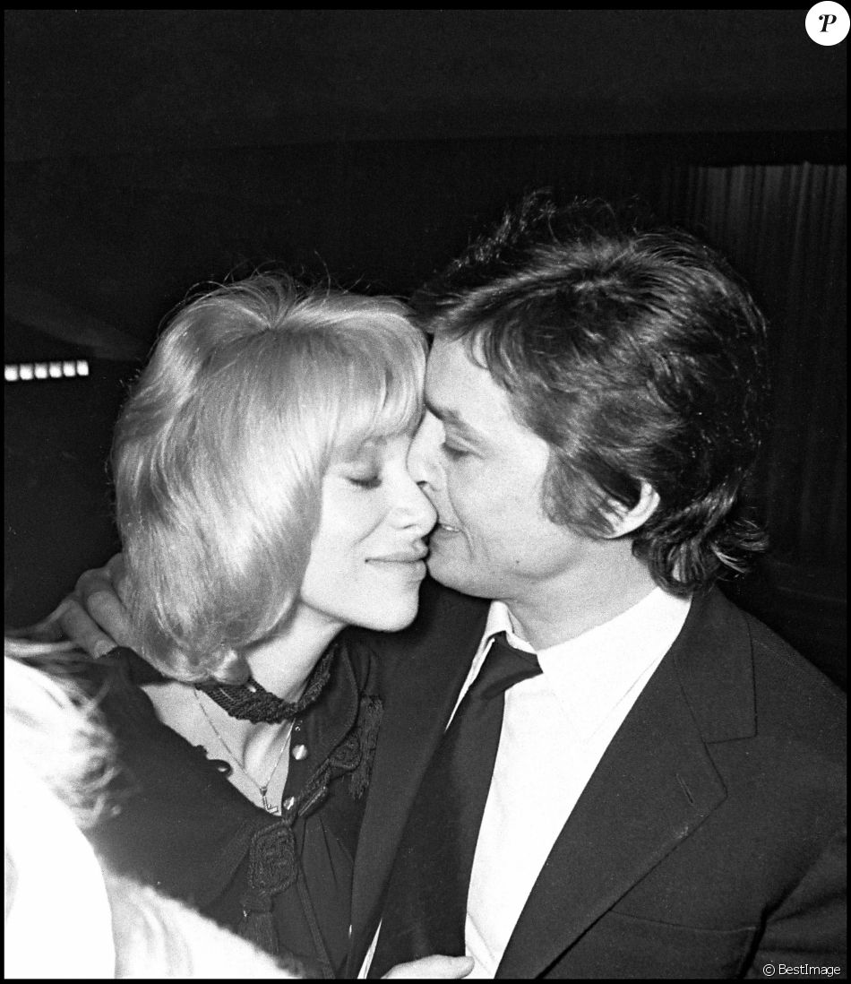 Alain Delon et Mireille Darc en 1971