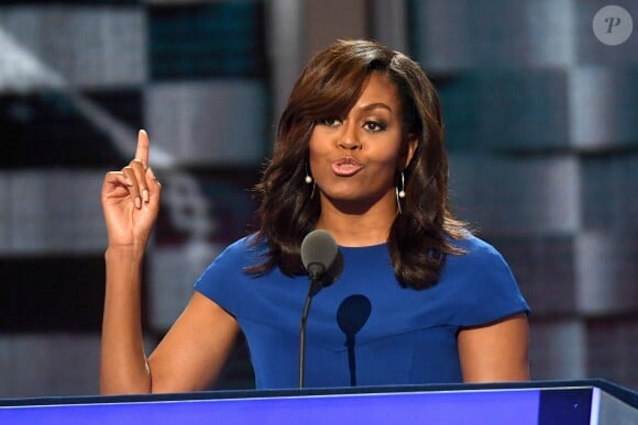 Michelle Obama lors de la Convention des Démocrates à Philadelphie. Le 26 juillet 2016