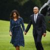 Barack Obama et Michelle Obama, le 28 septembre 2016 à la Maison Blanche