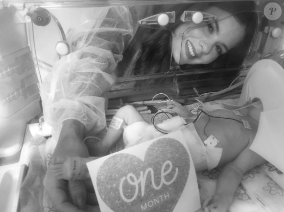 La star du raggeaton Wisin rend hommage à sa fille Victoria qui est morte des suites de la Trisomie 13. Photo publiée sur Instagram le 30 septembre 2016