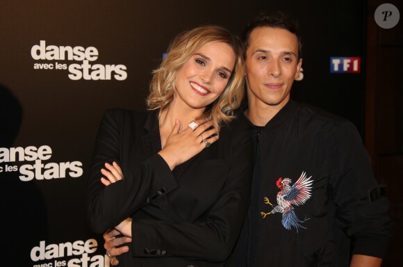 Camille Lou et Grégoire Lyonnet au photocall de l'émission "Danse Avec Les Stars - Saison 7" à Boulogne-Billancourt, le 28 septembre 2016. © Denis Guignebourg/Bestimage