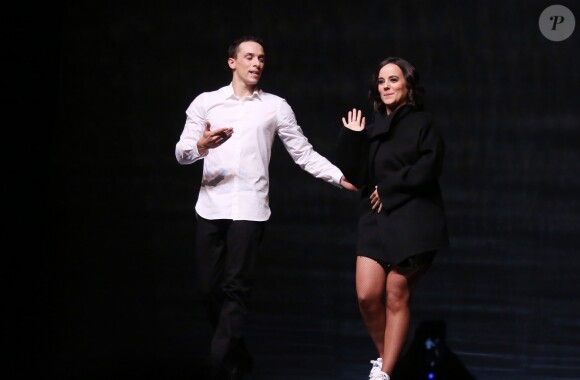 Exclusif - Grégoire Lyonnet et sa compagne Alizée - Dernière du spectacle de Brahim Zaibat "Rock It All Tour" à l'Olympia à Paris, avec en première partie DJ Pone et la présence exceptionnelle de Sean Garnier. Le 1er décembre 2015 © Denis Guignebourg / Bestimage
