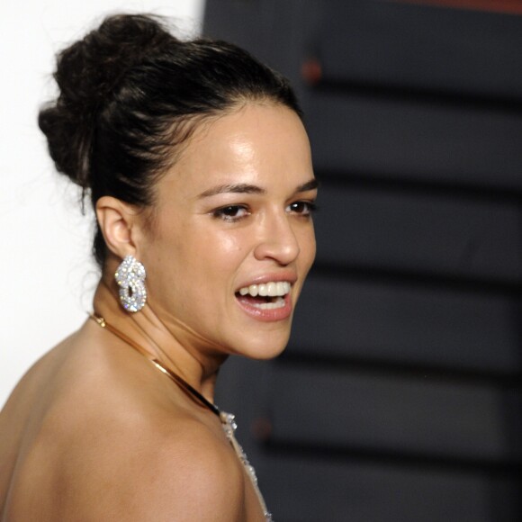 Michelle Rodriguez - People à la soirée "Vanity Fair Oscar Party" après la 88e cérémonie des Oscars à Hollywood, le 28 février 2016.